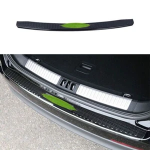 Fits For Lincoln Nautilus 2019-2022 Black Titanium Rear Bumper Plate Mouldings - Picture 1 of 6