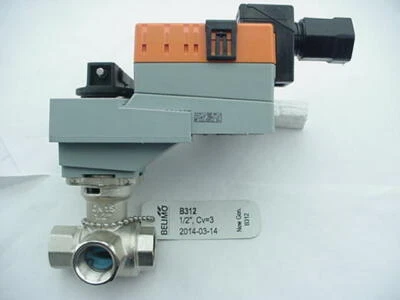 Belimo LRB24-SR-T Actuator 1/2" Valve 3 Way B312-LRB24-SR-T B312S2+LRB24-SR-T
