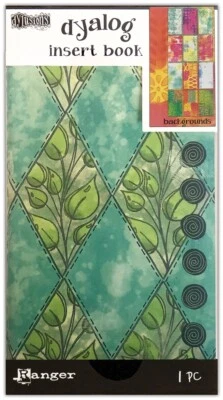 RANGER 2 Pack Dyan Reaveley's Dylusions Dyalog Insert Book 4.375"X8.25"-Backgrounds #3