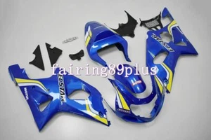 Blue Yellow White ECSTAR ABS Injection Fairing Kit Fit for 2000-2002 GSXR1000 - Picture 1 of 6