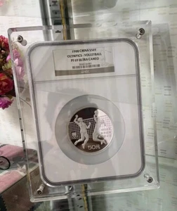 Estuche protector de escritorio con marco de exhibición de acrílico para NGC/PCGS 5 OZ losa de monedas - Imagen 1 de 6