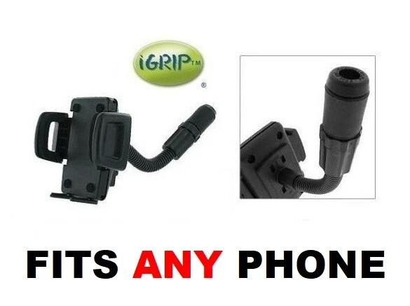iGrip Hands-free car truck Cell Phone Holder KIT with Cigarette Lighter Mount - Image 1 of 4