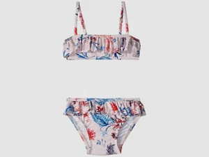 $155 Seafolly Girl's Pink Water Garden Mini Tube Bikini Swim Set ASU Size 5 - Picture 1 of 1