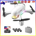 YLRC S88 RC Drone 4K Single Camera FPV LED Quadcopter w/ 3 Battery (White) #