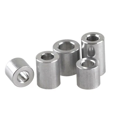 SJ HARDWARE Aluminium Spacers - ANODISED Standoffs M6 Round Spacer