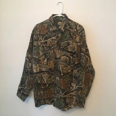 Camo Hunting Shirt Button Down Long Sleeve Size XL Men’s Cabela's Seclusion 3D - Image 1 of 4