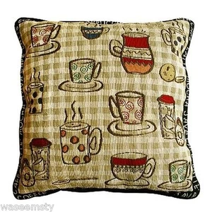 Taza rústica para café coffee break tapiz de acento almohada cocina decoración para cenar - Imagen 1 de 1