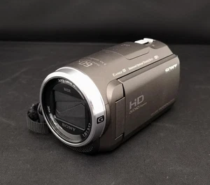 SONY HDR-CX680 Digital HD Camcorder Recorder Image Stabilization Brown Used - Picture 1 of 13