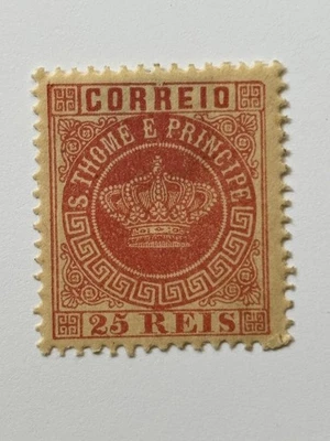 Portugal Colonies Sao Thome & Principe Scott #4 - (1869-75) MH - Free Shipping - Image 1 of 2