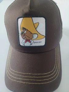 Gorra/sombrero de camionero Speedy Gonzales ajustable marrón Snapback - Imagen 1 de 7