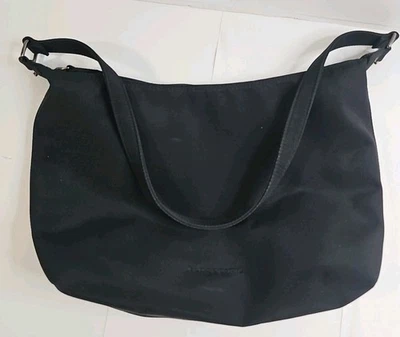 Liz Claiborne Purse Shoulder Bag Lightweight Black Good For Travel Make Up Etc - Image 1 of 4