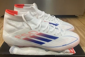 Womens Adidas F50 Elite Mid Cut FG Soccer Cleats White ID9203 Size 11 (Men 10) - Picture 1 of 5