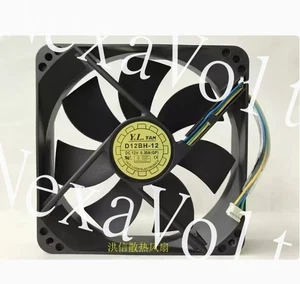 Original YaLn FAN Yuelun 12025 D12BH-12 12V 0.30A 4-wire PWM cooling fan - Picture 1 of 3