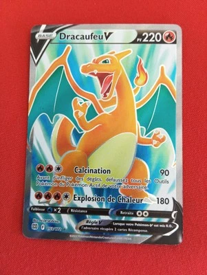 Dracaufeu V 153/172 Pv220 Holo Fullart Eb9 Stars Etincela Rare Card Pokemon FR - Image 1 of 3