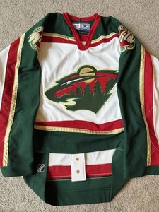 Minnesota Wild CCM Authentic NHL Hockey Jersey White Blank 52 - Picture 1 of 2