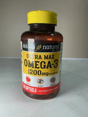 Ultra Max Omega-3, 60 cápsulas blandas (600 mg por cápsula blanda) Foto 1 de 3