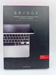 Brydge Wireless Bluetooth Keyboard with Backlit Keys for iPad 12.9 Pro 3rd 4th - Picture 1 of 10