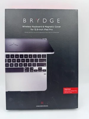 Brydge Wireless Bluetooth Keyboard with Backlit Keys for iPad 12.9 Pro 3rd 4th - Image 1 of 4
