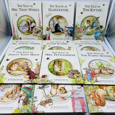 Peter Rabbit Library: 12 Book Box Set by Beatrix Potter No Box Foto 1 de 4