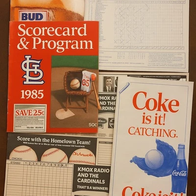 ⚾️ Columbia Mets vs Savannah Cardinals Minor League Scorecard • 1980s Roster ⚾️ - Image 1 of 4