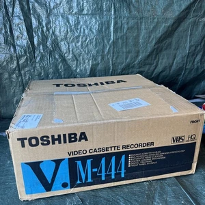 Toshiba Videorecorder M-444 VHS HQ Quality 4 Head Rare New Video Cassette Recorder - Bild 1 von 2