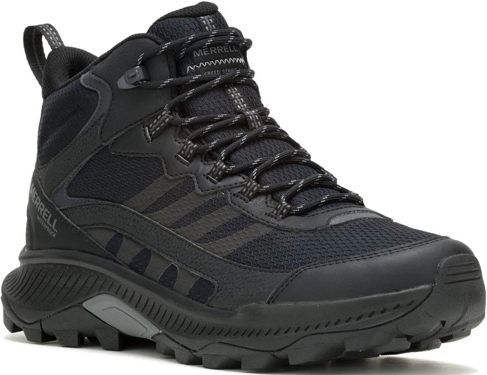 Botas de tornozelo masculinas Merrell Speed Strike 2 Mid impermeáveis tênis atlético - Imagem 1 de 1