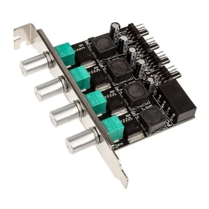 Lamptron CP436 4-Kanal-Lüftersteuerung für PCI-Slot - silber - Bild 1 von 3