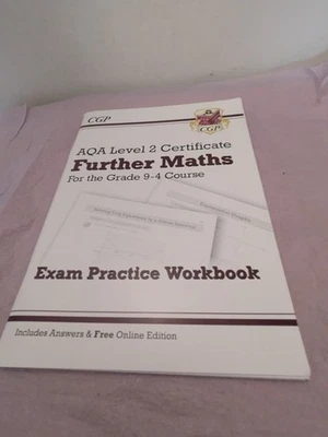AQA Level 2 Certificate in Further Maths - Exam Practice Workboo... by CGP Books - Image 1 of 4