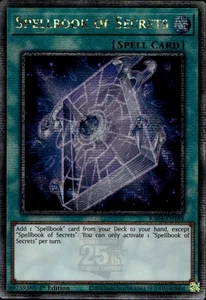Spellbook of Secrets 1st Ed Quarter Century RA04-EN189  Yu-Gi-Oh! - Picture 1 of 2