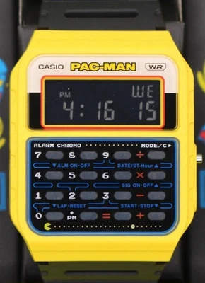 CASIO PAC-MAN LIMITED EDITION CA-53WPC-1BJR NUOVO CON ETICHETTE PACMAN - Immagine 1 di 4