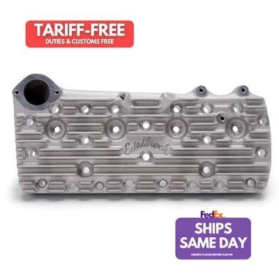 Edelbrock 1115, 2 Pack Natural Aluminum Fits 49-53 Ford Flathead Heads Performan - Image 1 of 4
