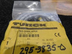 Turck: Ni2-G08-AP6X  Inductive Proximity Sensor.  IdentNr. 46701.  New Old Stock - Picture 1 of 2