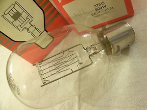 Projektor Glühbirne Lampe A1/8 240V 500W 375C J7 P28 ' S 15 Fx - Bild 1 von 1
