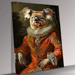 Koala Bear as Human in Clothes Canvas Wall Art Picture Print Ready To Hang - Picture 1 of 6