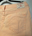 True Religion Gracie Jeans Size 30 Tangerine Low Rise Stretch Pants Orange Skinn
