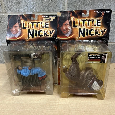 McFarlane Toys Little Nicky Sleeping & Mr. Beefy Action Figures New Adam Sandler Cover