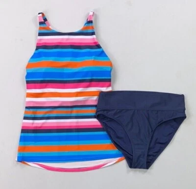 Traje de baño sin mangas de dos piezas Nautica para mujer talla M Foto 1 de 2