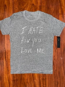 Camiseta Marc Jacobs I Hate How You Love Me S/M/L - Imagen 1 de 1