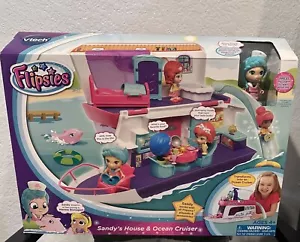 NIB Flipsies Sandy's House & Ocean Cruiser VTech Toy Doll House Set - Picture 1 of 10