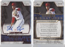 2019 Leaf Ultimate Rookie Signatures Red /5 Sterling Sharp #RS-SS2 Auto
