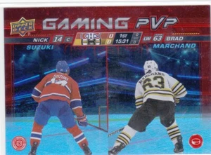 2024/25 UD...SUZUKI / MATCHAND..GAMING PVP..# GPVP-3..CANADIENS..COMBINED SHIP - Picture 1 of 2