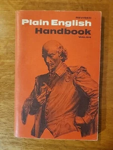 Plain English Handbook (Paperback, 1959) Revised Edition, J Martyn & Anna Walsh - Picture 1 of 10