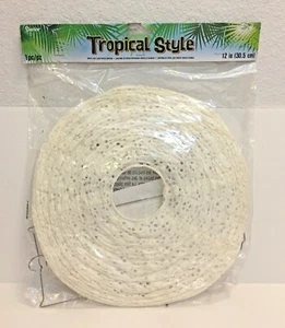 Estilo tropical Darice 1 pieza de papel encaje look linterna 12 "blanco - Imagen 1 de 6