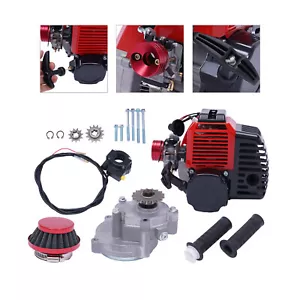 Bicicleta Motorizada 49CC 2 Tiempos Gasolina Bicicleta Motor Kit Cadena Scooter - Imagen 1 de 12
