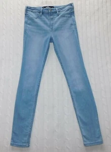 HOLLISTER ― 3 SHORT ― HIGH-RISE JEAN LEGGING Stretch Light Denim Jeans ― #CD59 - Picture 1 of 5