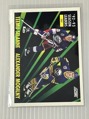 1993 Score Canadian Teemu Selanne / Alexander Mogilny SL #477 - Image 1 of 2