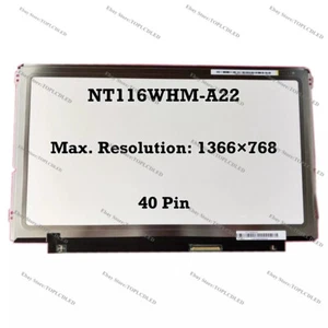 NT116WHM-A22 HD 1366×768 LCD LED Screen Touch Replacement Panel Digitizer EDP - Picture 1 of 1