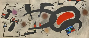 Joan Miro 1967 pochoir 88988 - Picture 1 of 1