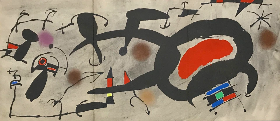 Joan Miro 1967 pochoir 88988 - image 1 of 1