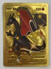 Pokemon CharizardV Card - Basic 220 - Gold foil Card